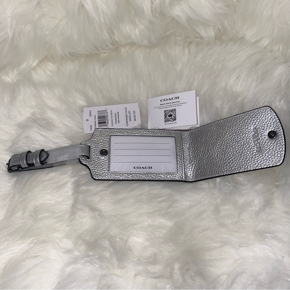 Coach leather Luggage Tag New - Picture 7 of 7